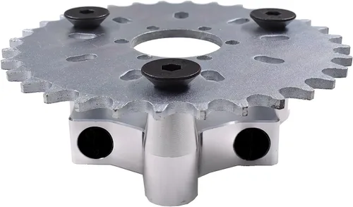 Vista 6 de Adaptador de piñón 38T apto para cadena 415 49cc 50cc 66cc 80cc 2 tiempos bicicleta motorizada