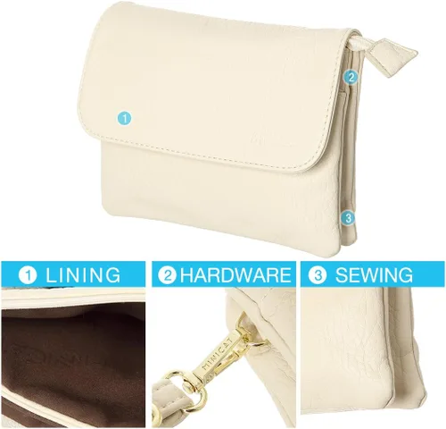 Vista 5 de MINICAT Bolsos cruzados pequeños con bolsillos espaciosos para teléfono celular, monederos para mujer