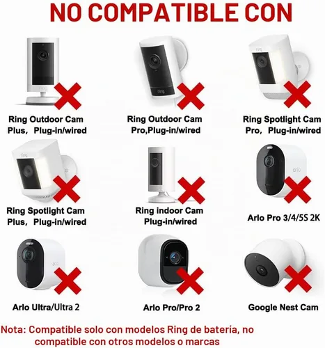 Vista 3 de Adaptador de alimentación y cable de 10 pies para cámara Ring, batería de cámara Ring Stick Up, batería de cámara Ring Spotlight Cam/Pro/Plus, Blink