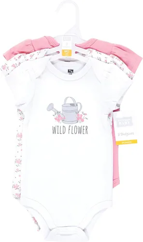 Vista 17 de Hudson Baby baby-girls Cotton Bodysuits 3-pack