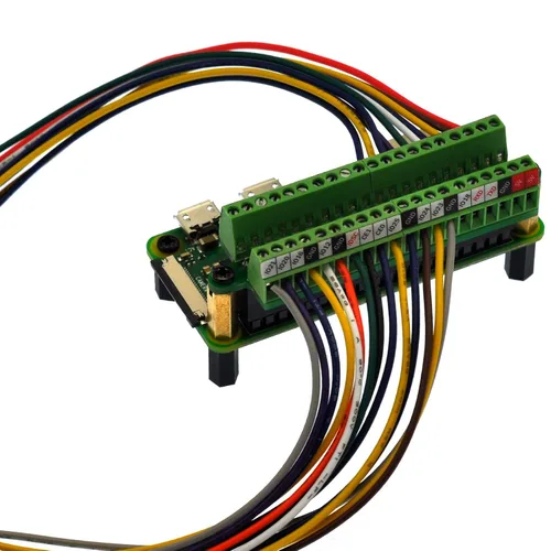 Vista 7 de Módulo de placa de conexiones de bloque de terminales GPIO RPi ultra pequeño, para Raspberry Pi