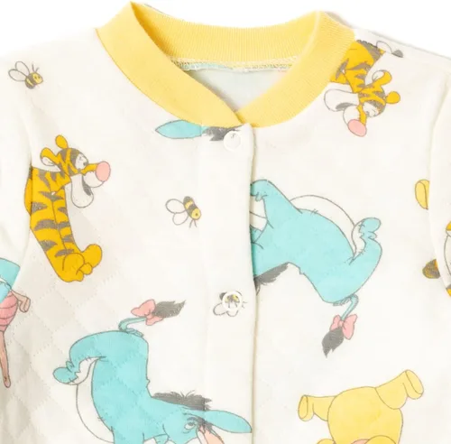 Vista 3 de Disney Winnie The Pooh Piglet Tigger - Overol acolchado de rizo francés para bebé