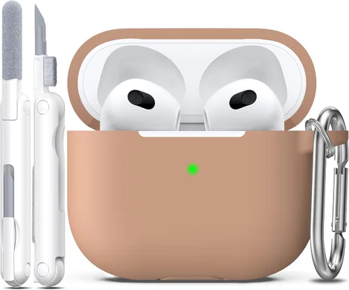 Vista 108 de R-fun for AirPods 2nd/1st Case Silicone Cover, Banana Violet Violeta plátano