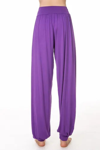 Vista 59 de Pantalones de algodón para mujer, elásticos, suaves, para yoga, deportes