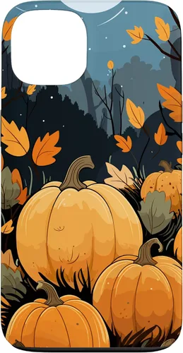 Vista 7 de Pumpkin Fall & Autumn Leaves, Fall Color Theme, Pumpkins Case for iPhone 16