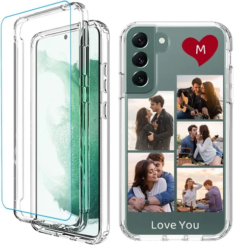 Vista 12 de Funda para teléfono con foto personalizada para Samsung Galaxy S22 5G, cubierta personalizada con imagen, texto, logotipo