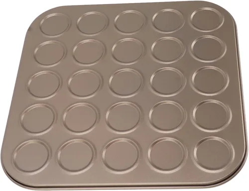Vista 5 de Zerodis Molde superior para magdalenas, revestimiento antiadherente que libera fácilmente muffins, resistente a altas temperaturas, bandeja