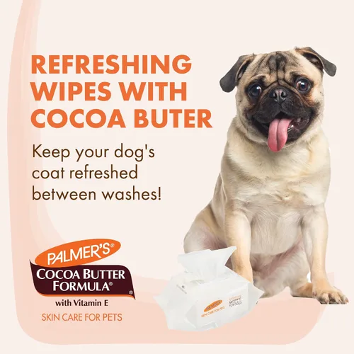 Vista 2 de Palmers for Pets - Toallitas refrescantes de manteca de cacao para perros
