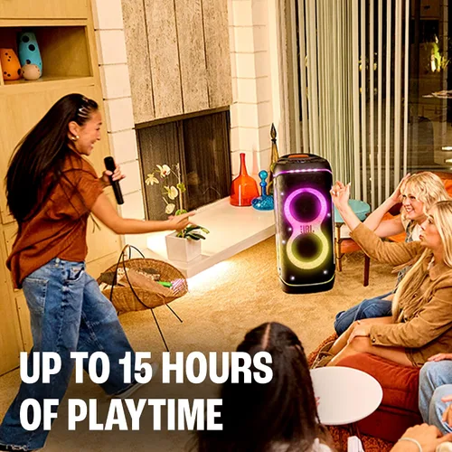 Vista 4 de JBL PartyBox 720 - Altavoz de fiesta alimentado por batería, color negro