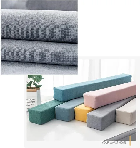 Vista 6 de Cojín largo de relleno de huecos para cama, almohada gruesa para reposabrazos, soporte de sofá, almohada suave para cabecera, protección de cabecera