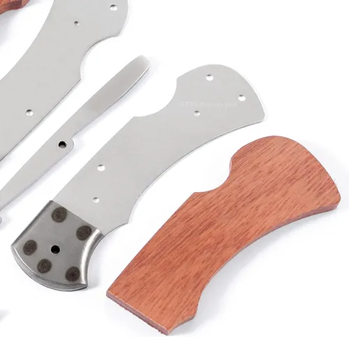 Vista 5 de EZSMITH Kit de fabricación de cuchillos – Ranger Lockback – Serie de cuchillos plegables de bricolaje – (kit de piezas)