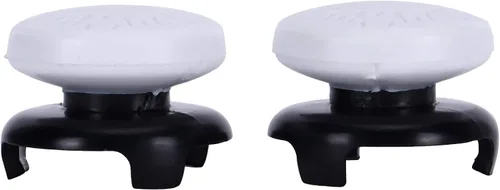 Vista 9 de ASHATA 2Pcs Thumbstick Extender for, 3D Texture Thumb Grip Stick Joystick Thumbstick for PlayStation 5 Controller (White)