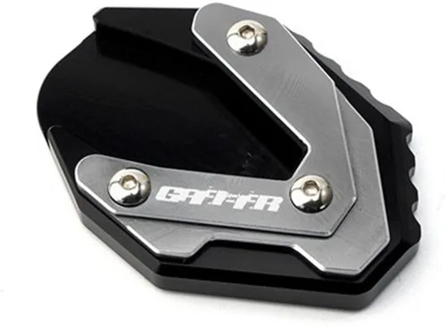 Vista 7 de Moto Kickstand Soporte lateral ampliar placa de almohadilla y tapas de aire de válvula de neumático para Suzuki para GIXXER 250 SF para GIXXER 150
