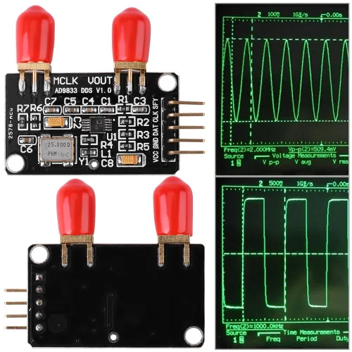 Vista 3 de Hilitand Módulo generador AD9833 DDS 0 MHz a 12,5 MHz/triángulo/potencia sinusoidal 2.3V a 5.5V