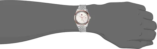 Vista 4 de Rado Reloj automático suizo de acero inoxidable unisex Tradition, plata (R33100013), Plateado, Reloj automático