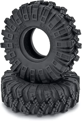 Vista 4 de RCHUBAM - 4 neumáticos de 1.0 pulgadas para 1/24 Axial SCX24 90081 AXI00001 AXI00002 AXI00005 AXI00006 RC Crawler Car (C)