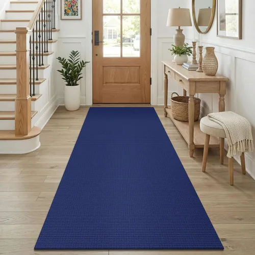 Vista 194 de KOZYFLY - Tapete para puerta de interior, lavable, pequeña, antideslizante, con respaldo de goma, felpudo de algodón para el hogar, color negro