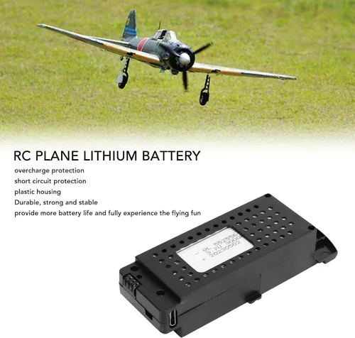 Vista 3 de Diydeg 3pcs 3.7V 3000mAh batería de litio para RC, batería de reserva UAV con cable de carga, RC batería de repuesto RC Quadcopter piezas