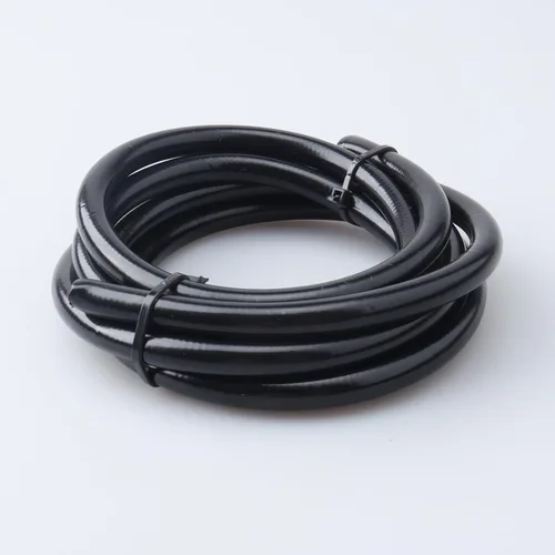 Vista 4 de AC PERFORMANCE -3 AN Manguera de teflón PTFE de acero inoxidable trenzada cubierta de PVC negro para freno, dirección asistida, nitro, combustible e
