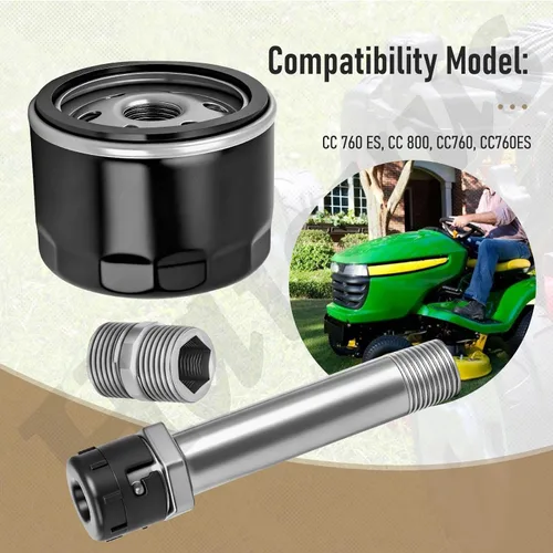 Vista 4 de MIU13767 AM131611 AM125424 Kit de conversión de cambio fácil compatible con JohnDeere Lawn and Garden Tractor MIU13767B, S160, S130, E120, E130