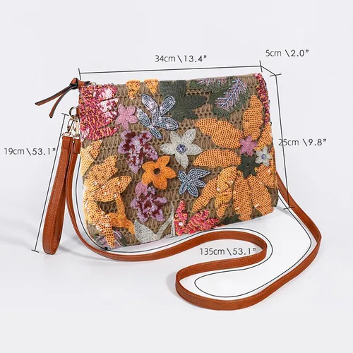 Vista 5 de Bolso cruzado de piel sintética para mujer, bolso cruzado de felpa con asa superior esponjosa, bolso de mano para niñas