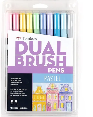 Vista 16 de Tombow Marcadores artísticos de doble pincel (paquete de 10, celebración)