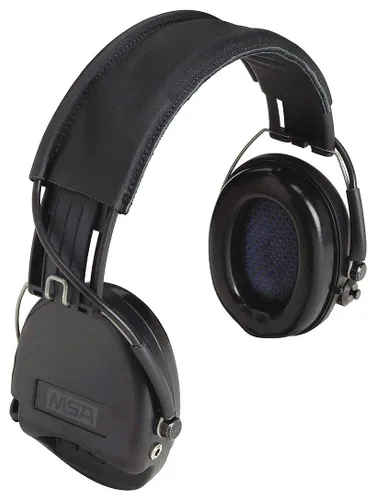 Vista 2 de MSA Safety 10034487 - Orejeras montadas en sombrero, 25 dB, gris/verde