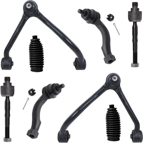Vista 188 de Detroit Axle - Kit de brazos de control de extremo de 8 piezas para Toyota 2001-2003 Highlander 2002-2003 Camry Lexus ES300, 2 conjuntos de brazos