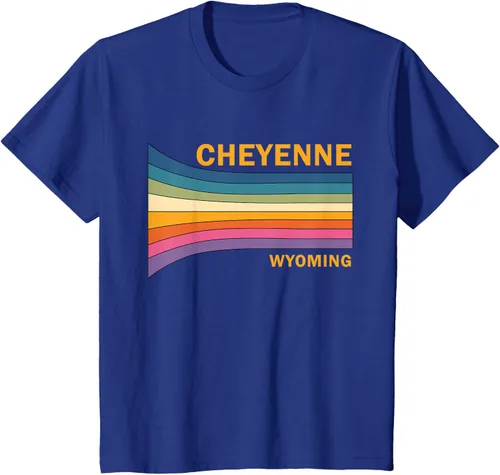 Vista 12 de Retro Vintage 70s Cheyenne Wyoming camiseta