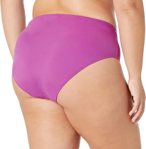 Vista 6 de Tienda Essentials Parte inferior de bikini de cintura alta para mujer