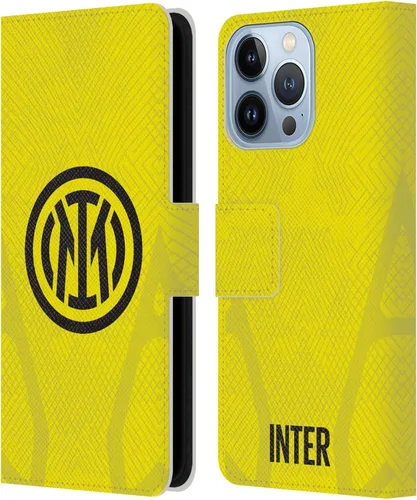 Vista 37 de Head Case Designs Officially Licensed Inter Milan Away 2025/26 Crest Kit Leather Wallet Case Compatible with Apple iPhone 11