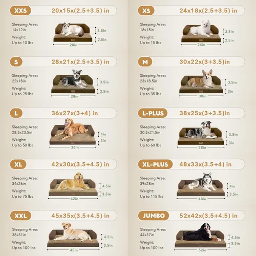 Vista 5 de Cama pequeña para perros y sofá para gatos, camas ortopédicas impermeables para perros pequeños, cama para gatos, sofá para mascotas cómodo