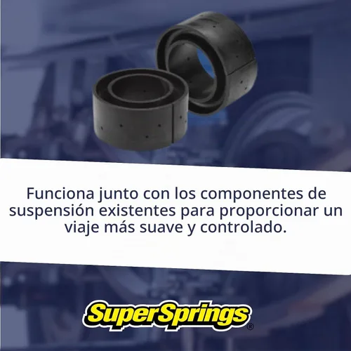 Vista 3 de SuperSprings CSS-1168 SumoSprings de bobina para diversas aplicaciones Altura de pared interior de 1,68 pulgadas, negro