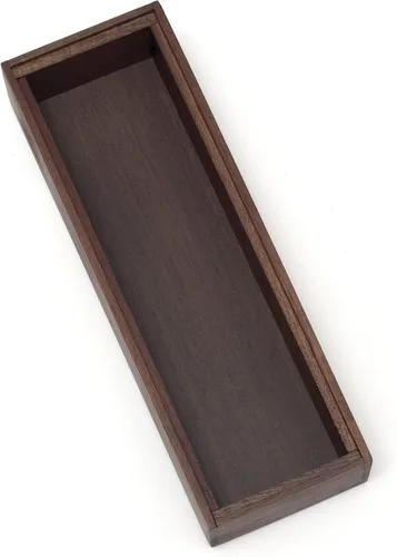 Vista 4 de Lipper International 88005 Cajas organizadoras de bambú apilables, juego de 5 unidades, Bambú, otro, Juego de 5