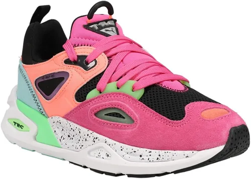 Vista 2 de PUMA Mujer TRC Blaze Speckle Lace Up Zapatillas Zapatos Casual - Multi, Rosa
