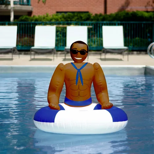 Vista 2 de Drinking Buddies Pool Hunk Ring - Salvavidas