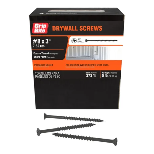 Vista 19 de Grip-Rite 2CDWS5#6 X 2 "Phillips Bugle Head - Tornillo para paneles de yeso de punta afilada, caja de 5 libras