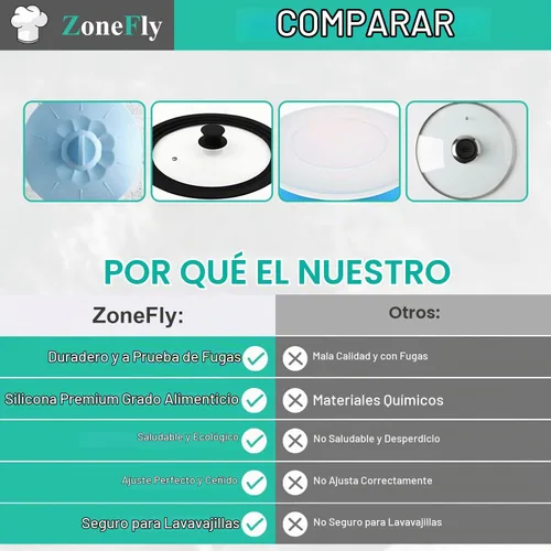 Vista 4 de Tapa de silicona para olla instantánea de 6 cuartos – 5 y 6 cuartos de galón para tapa interior de olla compatible con Insta Pot IP DUO-60, LUX