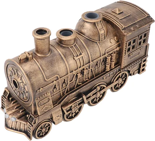 Vista 3 de Humidificador en forma de tren, humidificadores para dormitorio, humidificador de luz nocturna, 10.1 fl oz de doble salida de fragancia, difusor