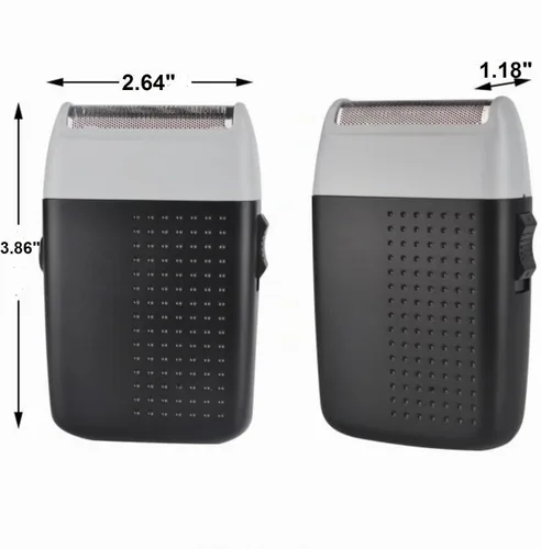 Vista 9 de Afeitadora eléctrica con cable, afeitadora profesional de afeitado cerrado, afeitadoras de cabeza calva para hombres, cortadora