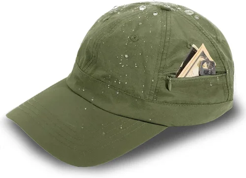 Vista 28 de Gorra de béisbol impermeable para hombre, sombrero de lluvia plegable para correr al aire libre, sombrero de pesca solar