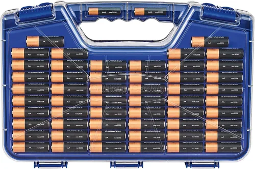 Vista 9 de Ontel Battery Daddy - Estuche organizador y de almacenamiento con probador, almacena y protege hasta 180 baterías, doble cara, diseño duradero