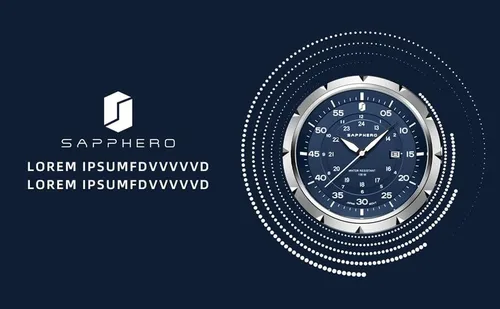 Vista 7 de SAPPHERO Mens Watches 10ATM Waterproof Watch for Men Japanese Quartz Stainless SteelSilicone Band Strap BlueGreen Date Casual Business Wristwatch