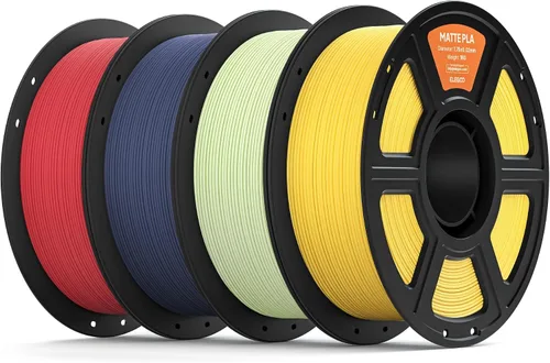 Vista 11 de ELEGOO Filamento de ácido poliláctico (PLA) mate 1.75mm Beige 1KG, filamento de impresora 3D de alta precisión, carrete de 1kg (2.2lbs) Compatible