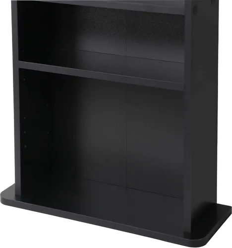 Vista 6 de Nova Microdermabrasion Estantería ajustable de 5 niveles para almacenamiento de DVD, CD, organizador de almacenamiento de medios, para CD, libros