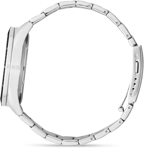 Vista 3 de Casio EFS-S510D-1AVUEF - Reloj analógico clásico de cuarzo para hombre con correa de acero inoxidable color plateado plateado Pulsera