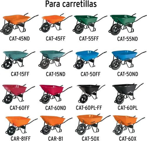 Vista 2 de Piezas de repuesto Juego de soportes de eje para carretillas