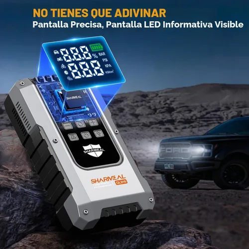 Vista 9 de Arrancador del salto 6000A con el compresor de aire 160PSI 12V para todo