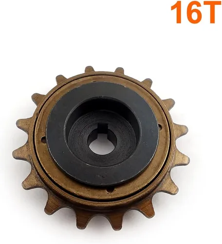 Vista 6 de L-faster Rueda libre 16T para motor Unite 1/2 "x 1/8" Cadena Freewheel Fit #410 Cadena de bicicleta Base de rueda libre personalizada para motor