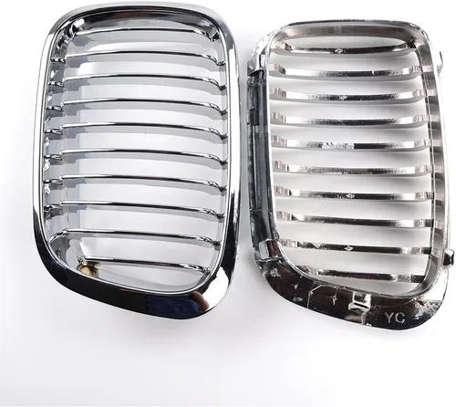Vista 8 de Astra Depot Reemplazo para BMW E46 316i, 318i, 320i, 323i, 325i, 328i, 330i de 1998-2001, rejilla frontal superior en forma de riñón para sedán de 4